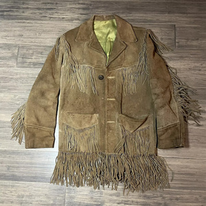 Fashion Eye-Catching Personalized Solid Lapel Tassel <b>Suede</b> <b>Jacket</b> Fringes Coat Women 2026 Autumn Winter New Cross-Border - Product Image 1