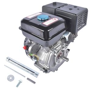 Motore a Benzina 13HP 389cc Nero con Albero Orizzontale, 4 Tempi OHV, Avviamento a Strappo per Go-Kart e Generatori - Product Image 2