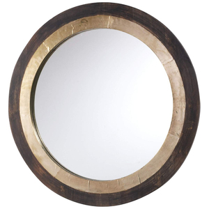 Espejo de pared con efecto rayos de sol, estilo vintage, redondo, decorativo, hecho a mano, con acabado natural, decoración para el hogar, arte para la sala de estar. - Product Image 6