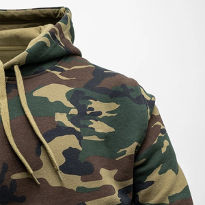 Wholesale Oversized Camouflage Hoodie For Men Women Casual Wear Pullover Long Sleeve Heavyweight Camo Hoodie - Product Image 4