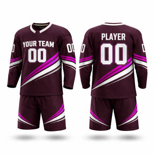 Ensembles de vêtements d'équipe personnalisés avec logo imprimé numériquement, jersey et pantalon faits à la main, 100% polyester, séchage rapide, respirant, été, unisexe - Product Image 4