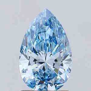 Diamant de laboratoire blanc fantaisie VS1 de 2 carats, taille poire, excellente qualité, percé au laser, certifié IGI, diamant JC, bijoux fins sur mesure - Product Image 1