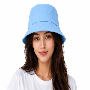 Chapeau Bob Unisexe en Coton Doux, Décontracté, à Large Bord, Léger et Confortable, pour l'Extérieur et le Streetwear, Style Frais - Product Image 1