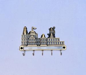Decorative Brass Temple Design <b>Wall</b> <b>Hook</b> Hanger Ethnic Indian Style Antique Finish Brass Temple Style Coat <b>Hook</b> <b>Wall</b> <b>Rack</b> - Product Image 1