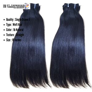 Extensiones de cabello humano de Grado Superior Natural, rizado italiano alineado con cutícula virgen 100% Indonesia - Product Image 3