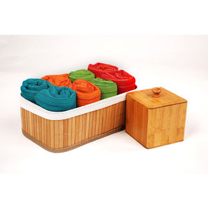 Serviettes de cuisine multi-usages en coton biologique gaufré, sans peluches, pour le nettoyage, le séchage et l'usage quotidien - Product Image 3