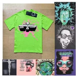 เสื้อยืด Hellshirt - เสื้อยืดแขนสั้นพิมพ์ลายสไตล์เรโทรสำหรับผู้ชาย คุณภาพสูง ผลิตจากผ้าฝ้าย 100% - Product Image 5