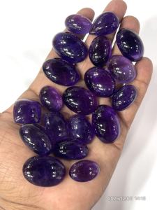 อเมทิสต์แอฟริกันสีม่วงธรรมชาติ ควอตซ์พลอยหลวม รูปทรงผสม ขนาดผสม ประมาณ 20 ถึง 30 มม. - Product Image 5