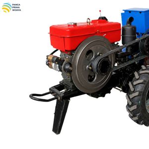 Tracteur à chenilles diesel 25 CV de haute qualité DF181 avec motoculteur rotatif à 26 lames à double vitesse, démarreur électrique et siège - Product Image 4