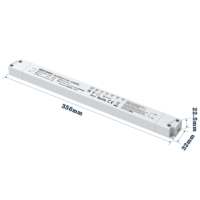 Boîtier en plastique série YSD G linéaire 60W 100W 200W alimentation LED commerciale pilote certifié CE pour luminaires LED