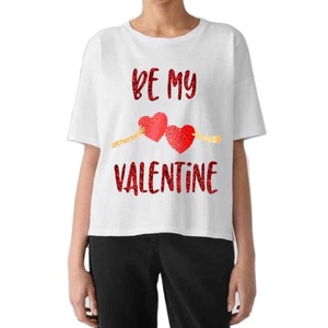 T-shirt avec embellissements en cristaux scintillants, tissu en coton doux de qualité supérieure, tenue de soirée élégante parfaite pour les femmes, t-shirt en strass - Product Image 3