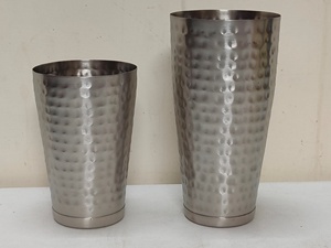 Stainless Steel Boston Shaker Set of 2 Pcs with 28 oz & 18 oz Capacity Luxury <b>Bar</b> <b>Tools</b> - Product Image 2