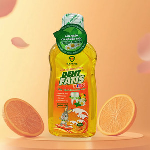 Bain de bouche Herbal Kids à l'orange sans alcool pour enfants – Protection douce contre les caries, haleine fraîche, formule sûre, usage quotidien - Product Image 1