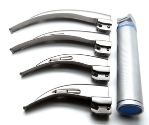 Hot Sale Premium Manual Stainless Steel Fiber <b>Optic</b> Laryngoscope Set Difficult Airway Intubation OEM Basis Surgical <b>Instruments</b> - Product Image 4
