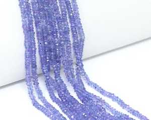Cuentas Redondas Facetadas de Tanzanita Azul de 3.5mm y 4.5mm para Fabricación de Joyas, Hilo de Cuentas para Hacer Pulseras y Collares DIY - Product Image 5
