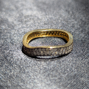 Anillo de eternidad con ondas de diamantes naturales estilo victoriano REYES en plata de ley 925, joyería fina personalizada para mujer - Product Image 3
