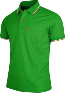 Chemise de golf personnalisée avec logo, poche unie, tissu modal à séchage rapide, durable - Product Image 5