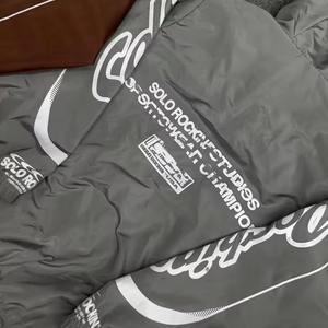 Conjunto de chándal vintage de 2 piezas: sudadera con capucha pesada con cremallera y pantalones de chándal holgados con lavado ácido, fabricante de ropa urbana personalizada - Product Image 3