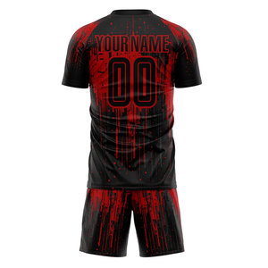 Uniforme de Fútbol Transpirable con Estampado de Manga Corta, Último Diseño, Nuevo Estilo, Uniforme de Fútbol de Primera Calidad - Product Image 2
