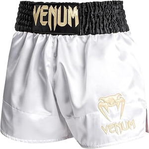 Shorts de boxe et MMA personnalisés par sublimation pour hommes – Performance athlétique en satin 100 % polyester, anti-plis, respirant, séchage rapide, sans Gi - Product Image 4