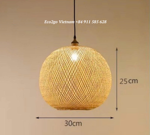 Eco2go Vietnam - Linterna de Bambú Ecológica al por Mayor |   Lámpara Colgante 100% Biodegradable Directo de Fábrica - Product Image 1