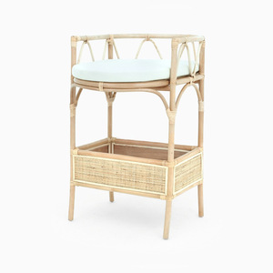 Mesas de cambio de pañales de ratán con almacenamiento, buen precio, muebles para cuarto de bebé - Product Image 1