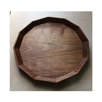 Plateau de service en bois fait main pour le petit-déjeuner, le thé, le café, les collations, les repas, la salle à manger, la cuisine et la restauration, usage domestique