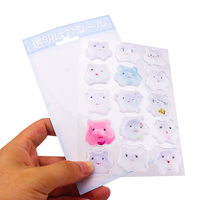 Paquete de Pegatinas Personalizadas en Bolsa OPP, Pegatinas de Dibujos Animados Impermeables para Publicidad y Promoción, Pegatinas de Vinilo Troqueladas Personalizadas