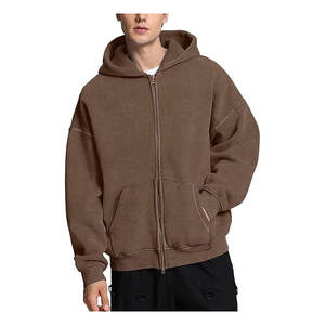 Sweat à capuche vintage en coton 100% pour l'hiver, best-seller, broderie personnalisée, haute qualité, unisexe, en molleton doux brossé - Product Image 3