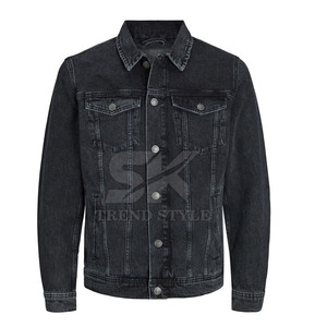 Chaqueta de Mezclilla para Hombre, a Prueba de Viento, Diseño de Logotipo Personalizado, Transpirable, Chaqueta de Invierno para Hombre, Venta Caliente - Product Image 4