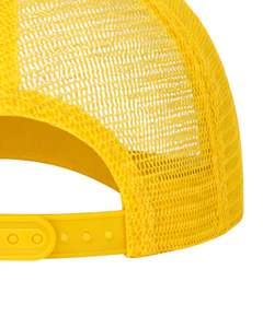 Gorra Trucker Amarilla Brillante con Malla Trasera, Ajustable, Transpirable, de Poliéster, con Espuma Frontal, Logotipo Personalizado, Gorra de Béisbol Lisa - Product Image 5