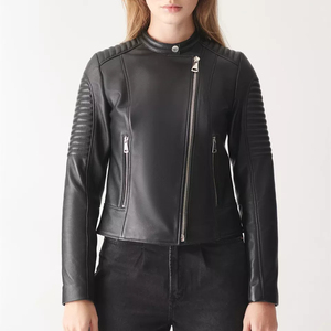 Ventes chaudes - Automne-hiver - Vêtements pour femmes - Mode - Manteau à manches en cuir de différentes couleurs pour femmes - Vestes courtes pour femmes pour l'automne - Product Image 2