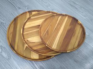 Plateaux en bois de teck avec logo personnalisé - Naturels et durables pour les hôtels, les restaurants et la vente au détail - Product Image 5