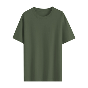 รับผลิตเสื้อยืดคอกลมแขนสั้นผ้าฝ้ายสีพื้นจากโรงงาน OEM สวมใส่สบาย ระบายอากาศได้ดี - Product Image 6