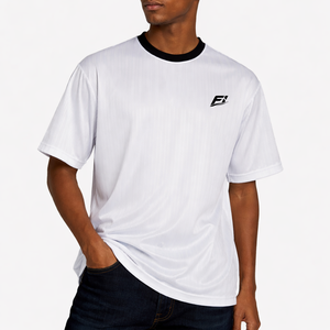 Maillot de football américain unisexe personnalisé pour homme, en polyester léger, col rond, style streetwear décontracté, production en gros sous marque privée - Product Image 4