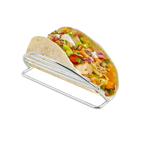 Soporte para Vajilla al por Mayor, Soporte para Tacos de Acero Inoxidable para Utensilios de Cocina y Restaurantes, para Artículos Decorativos - Product Image 1