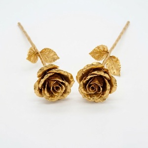 Wholesale 24k Gold Rose Plated Flower Eternal Forever Rose with Luxury <b>Gift</b> <b>Box</b> for <b>Valentine's</b> Day Wedding Anniversary Gifting - Product Image 1