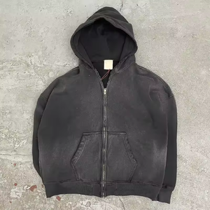 Sweat à capuche pour homme en tricot, coupe décontractée - Product Image 1