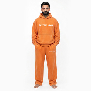Chándal Unisex Morado con Capucha, Ecológico, Estilo Urbano, Manga Larga, Color Sólido, Algodón, Informal, con Bolsillos Laterales, Corte Regular - Product Image 2
