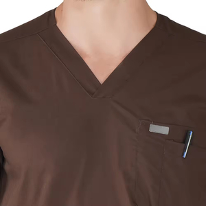 Vente en gros de blouses médicales à manches courtes pour hommes, uniformes d'hôpital, tenues médicales d'été, vêtements de travail pour pharmacien, médecin, infirmière, blouses unisexes - Product Image 4
