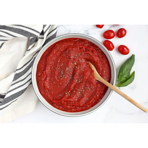 Pasta de Tomate Roja Natural Enlatada para Salsa de Pizza con Rico Sabor y Consistencia Espesa - Product Image 1