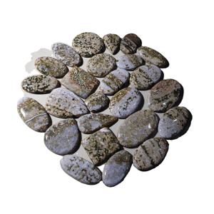 Pierre précieuse naturelle certifiée de qualité supérieure AAA+ en jaspe océanique, cabochon en vrac de formes variées 20-45 mm pour la fabrication de bijoux - Product Image 4