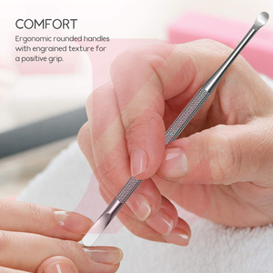 Herramienta para Remover Cutículas de Diseño Ergonómico, Producto de la Mejor Calidad, Limpiador de Uñas Profesional de Acero Inoxidable para el Hogar y Salón - Product Image 3