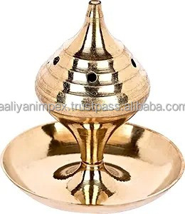 Gumbadh ผู้ถือธูปทองเหลืองออกแบบทางศาสนาสำหรับวัด pooja Aarti และทุกเทศกาลในราคาที่ถูกที่สุดโดย aaliyan impex - Product Image 6