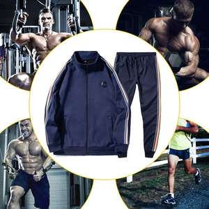 Conjunto Deportivo para Hombre, Diseño Moderno, Corte Ajustado, Pantalones y Sudadera con Capucha, Estampado Digital, Felpa, 100% Algodón, Transpirable, Ropa Deportiva para Embarazadas - Product Image 5