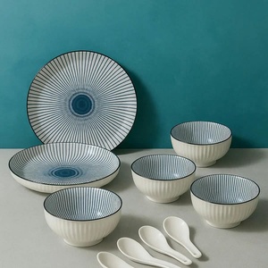Platos de Porcelana Blanca con Diseño de Dibujos Animados, Platos para Servir, Venta al por Mayor, Platos Planos de Porcelana No Tóxica - Product Image 2