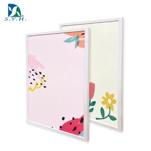 Pizarra Magnética con Diseño de Frutas y Marco de Madera Blanca para Uso Doméstico y Decorativo - Product Image 5