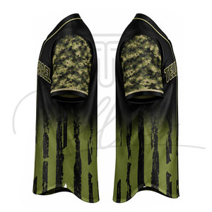 Maillot de baseball personnalisé de haute qualité, respirant, séchage rapide, pour hommes adultes, vente en gros - Product Image 3