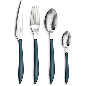 Luxurious Looking Fork Knife And Spoon Cutlery Set In Gold Plated Finishing With Leaf Shape Handle For <b>Royal</b> Celebrations - Product Image 2