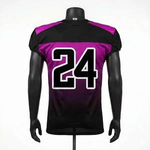 Jersey de Fútbol Americano Transpirable de Diseño Nuevo OEM, Jersey de Fútbol Personalizado de Malla al por Mayor de Alta Calidad - Product Image 3